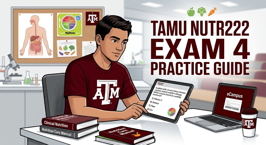 TAMU NUTR222 Exam 4 Practice Guide Banner