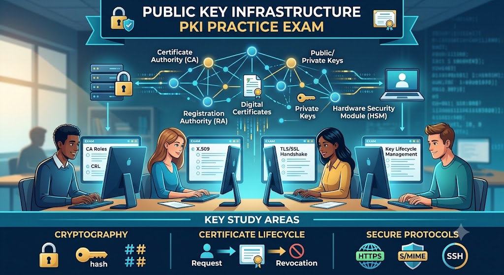 Public Key Infrastructure (PKI) Practice Exam Banner