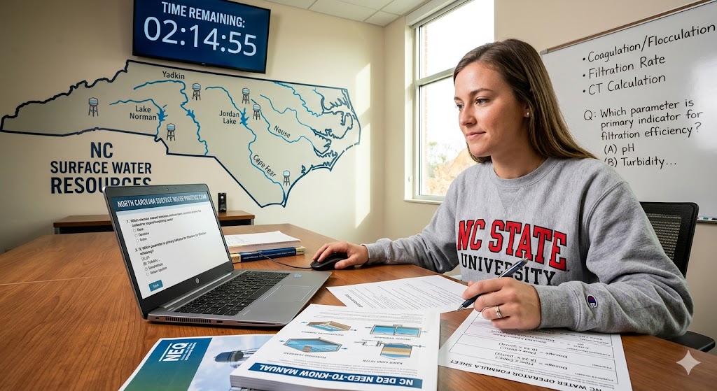 North Carolina Surface Water Practice Exam Banner