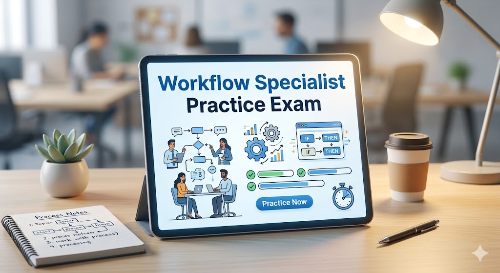 Workflow Specialist Practice Test Banner