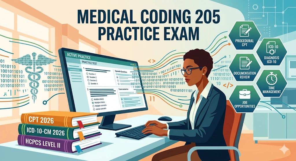 Medical Coding 205 Practice Test Banner