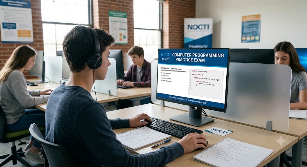 NOCTI Computer Programming Practice Exam Banner