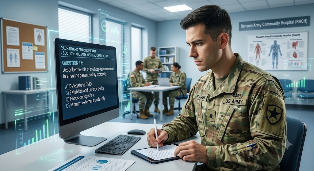 Ransom Army Community Hospital (RACH) Board Practice Test Banner
