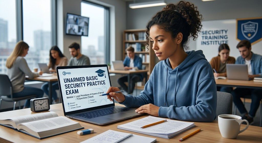 Unarmed Basic Security Practice Test Banner