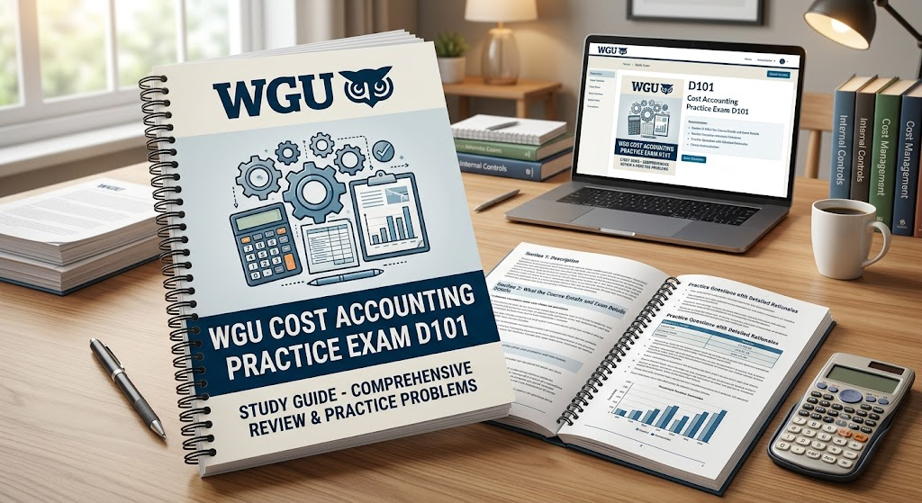 Western Governors University (WGU) ACCT3314 D101 Cost and Managerial Accounting Practice Exam Banner
