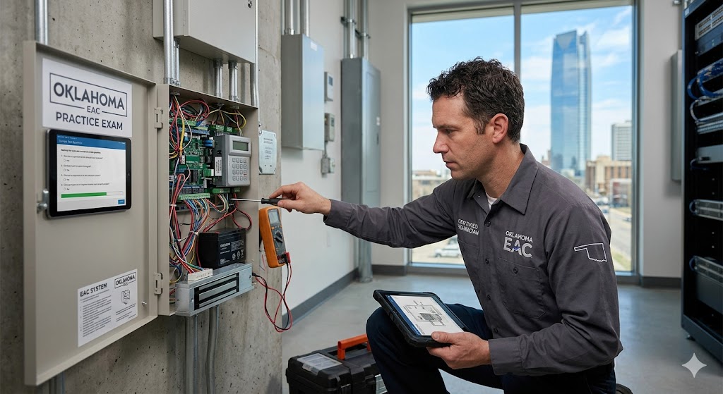 Oklahoma Testing – Electronic Access Control (EAC) Practice Test Banner