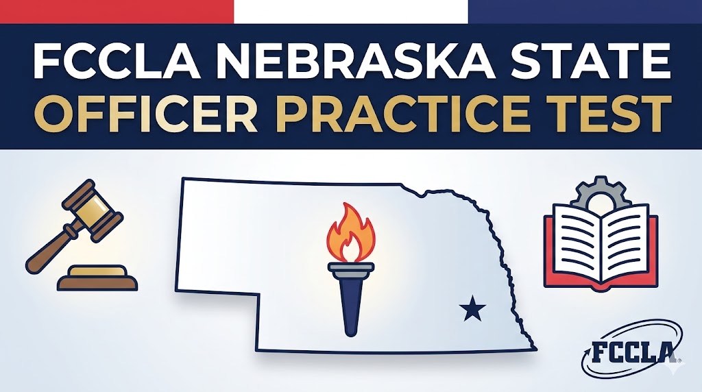 FCCLA Nebraska State Officer Practice Test Banner