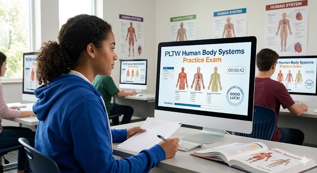 PLTW Human Body Systems Practice Test Banner