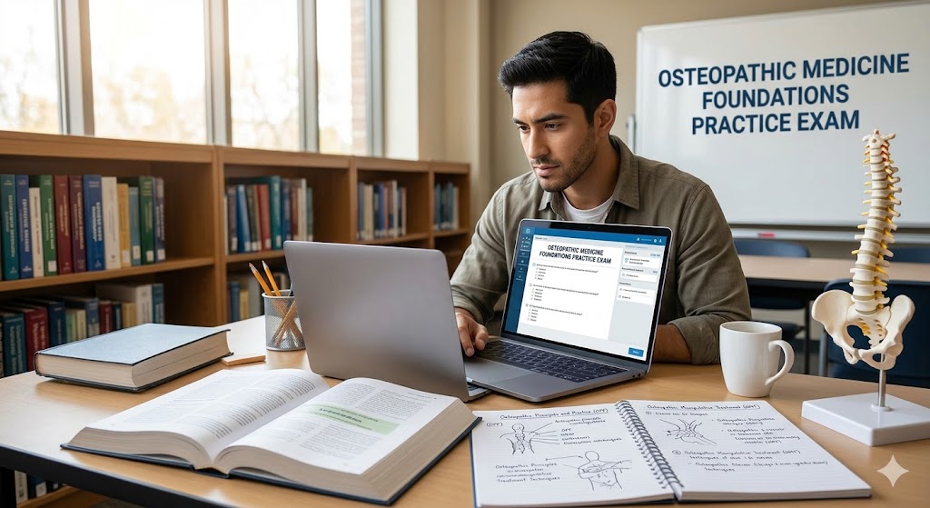 Osteopathic Medicine Foundations Practice Exam Banner