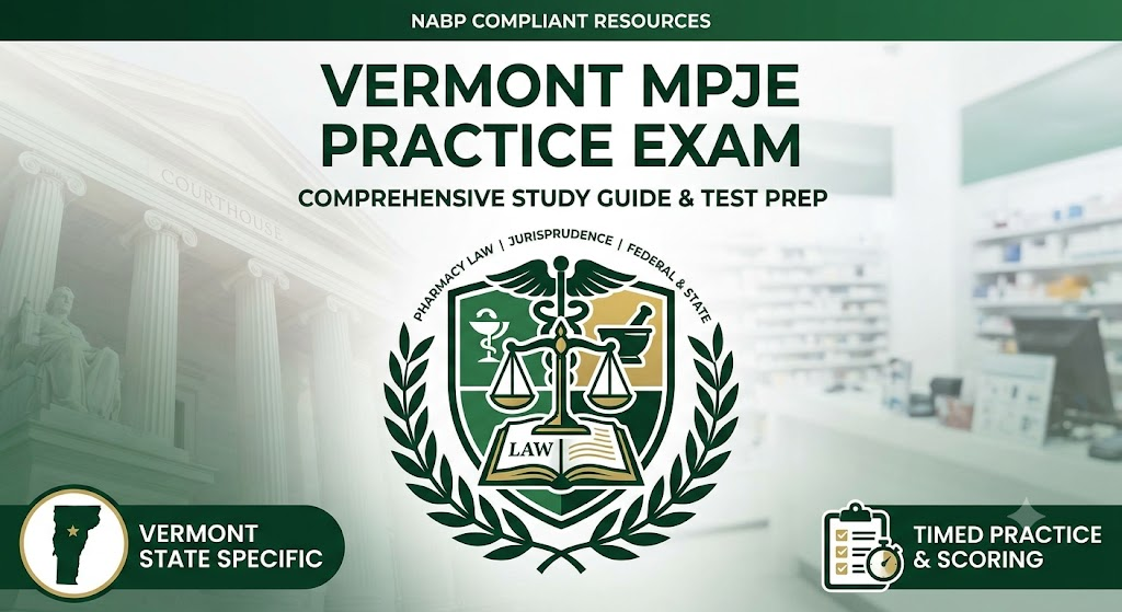 Vermont MPJE Practice Exam Banner