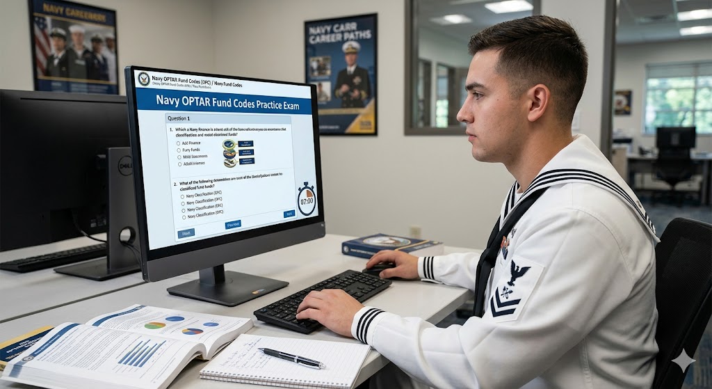 Navy OPTAR Fund Codes Practice Test Banner