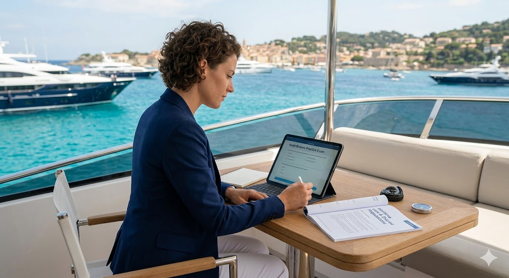 Yacht Brokers Practice Exam Banner