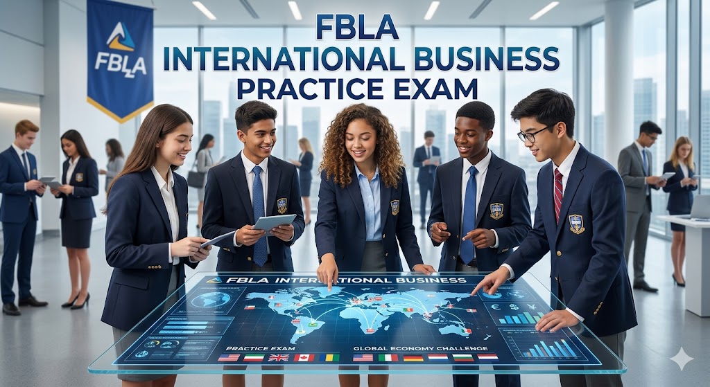 FBLA International/Global Business Practice Test Banner