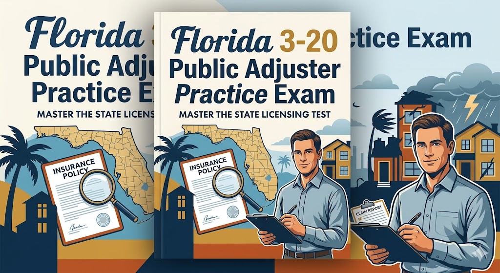 Florida 3-20 Public Adjusters State Practice Test Banner