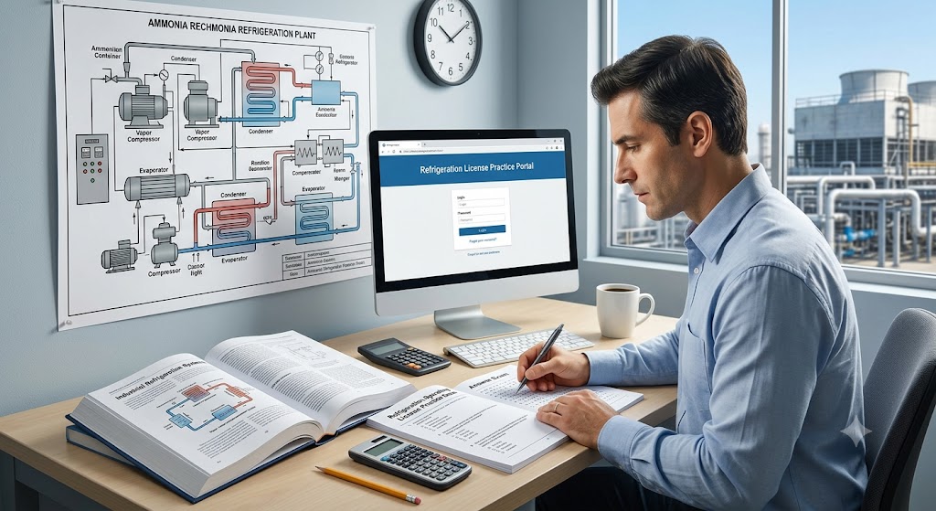 Refrigeration Operating Engineer License Practice Exam Banner