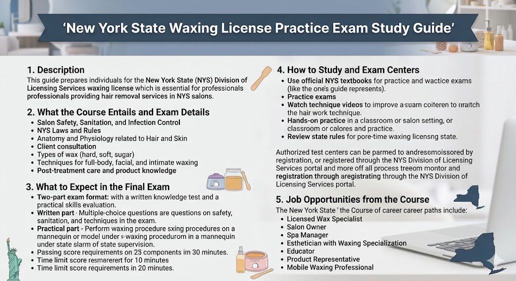 New York State Waxing License Practice Exam Banner