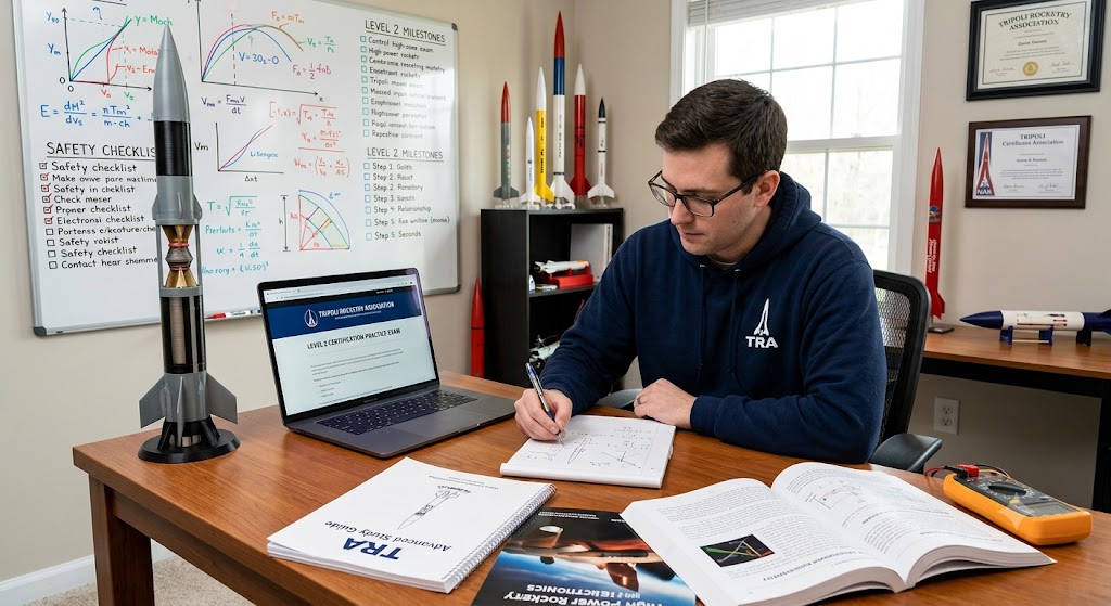 Tripoli Rocketry Association's Level 2 Certification Practice Exam Banner