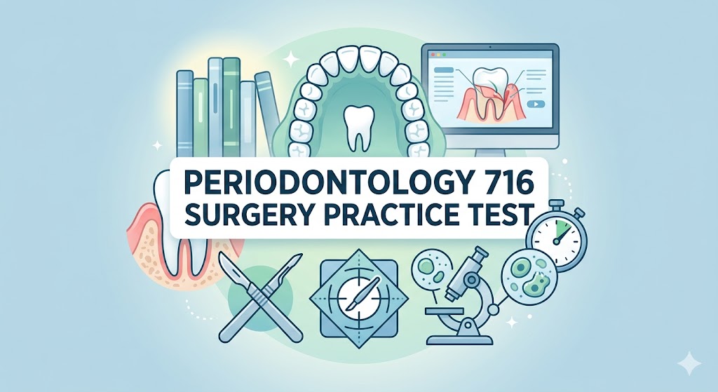 Periodontology 716 Surgery (General Principles) Practice Test Banner
