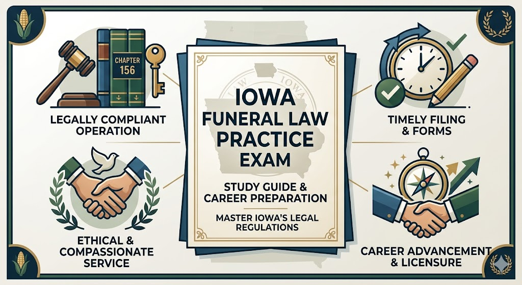Iowa Funeral Law Practice Exam Banner