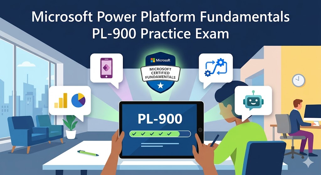 Microsoft Power Platform Fundamentals (PL-900) Practice Test Banner