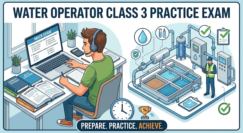 Water Operator Class 3 Practice Test Banner
