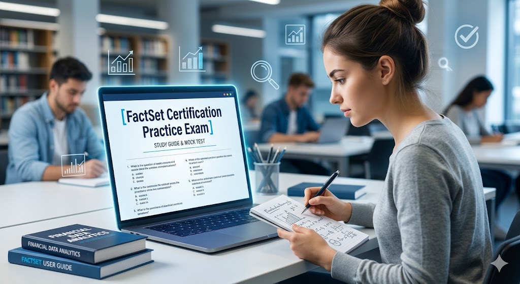 FactSet Certification Practice Test Banner