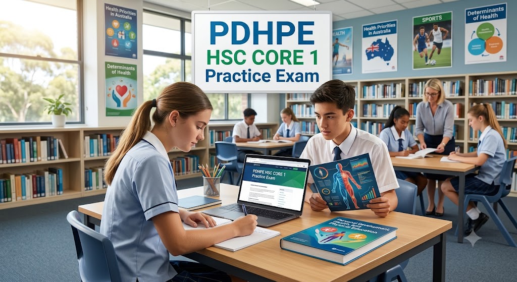 PDHPE Higher School Certificate (HSC) CORE 1 Practice Exam Banner