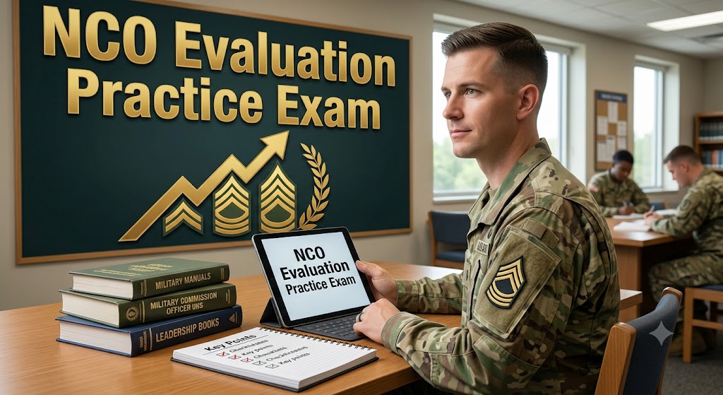 NCO Evaluation Practice Exam Banner