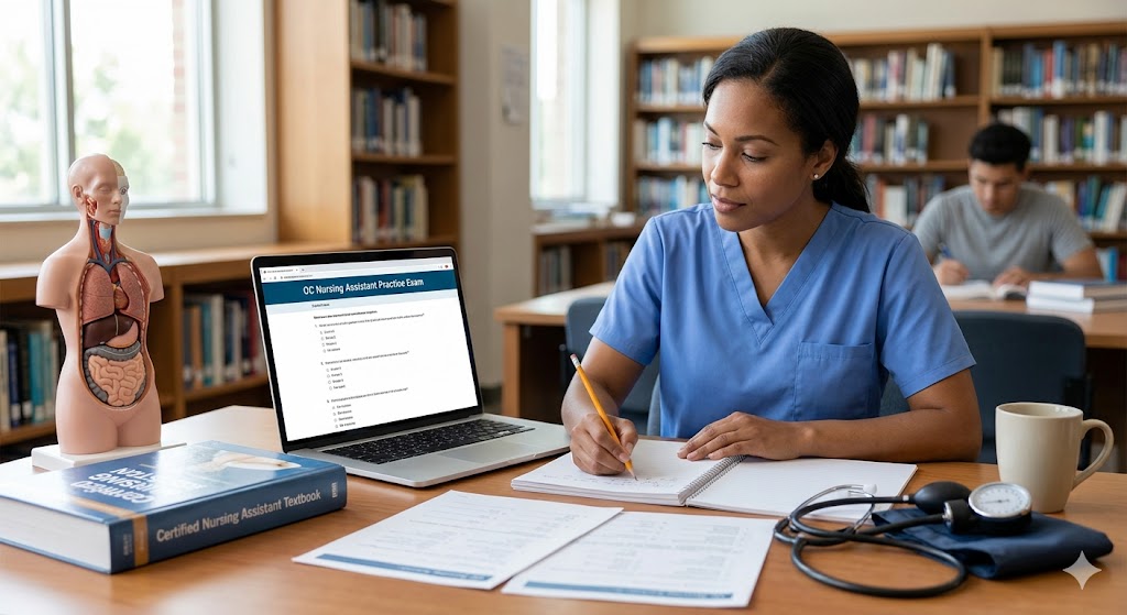 OC Nursing Assistant Practice Exam Banner
