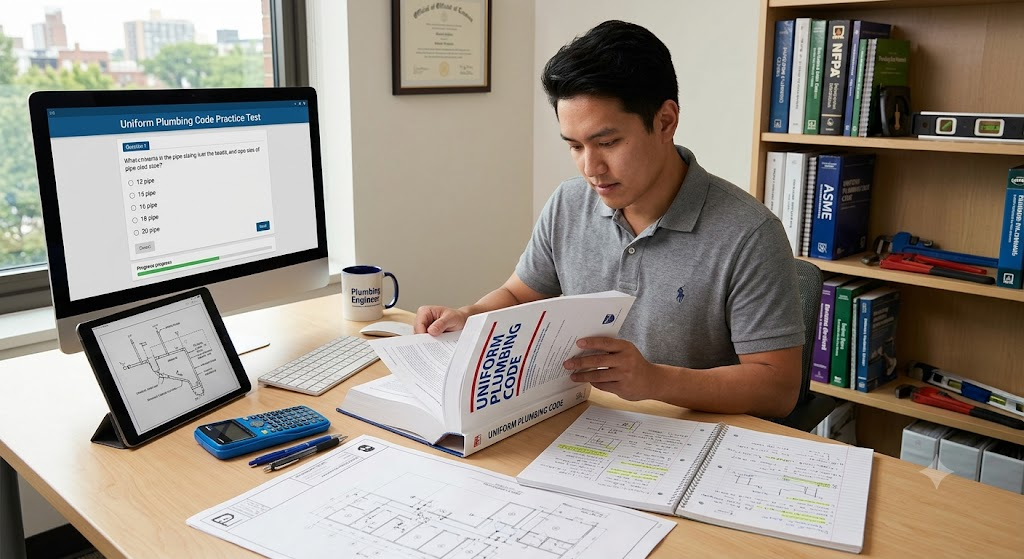 Uniform Plumbing Code Practice Test Banner