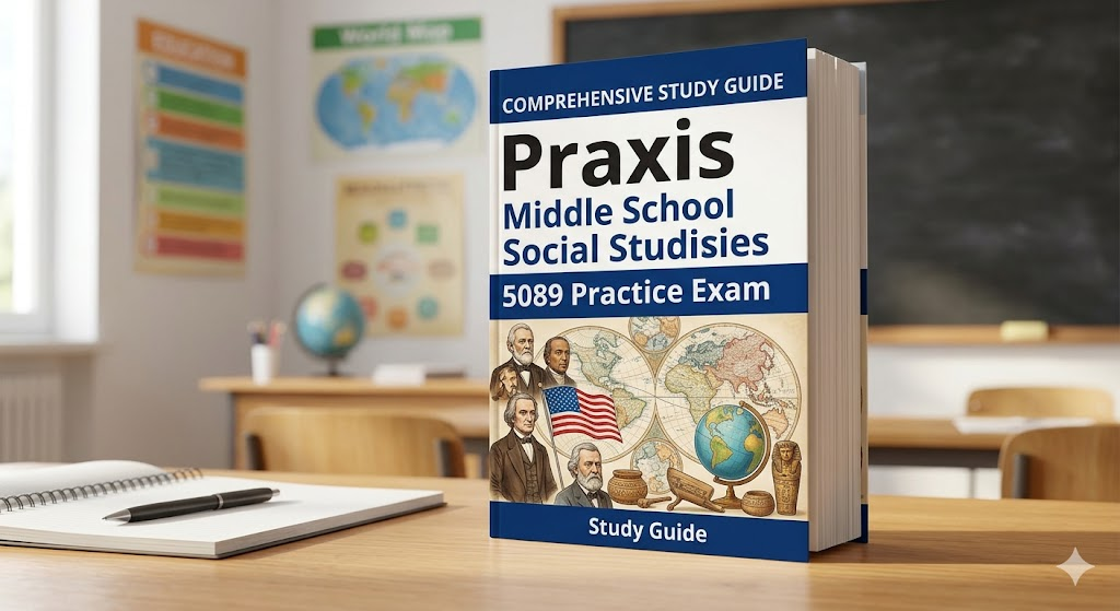 Praxis Middle School Social Studies 5089 Practice Test 2026 | Exam Prep Questions Banner