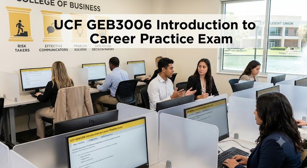 University of Central Florida (UCF) GEB3006 Introduction to Career Development and Financial Plannings Exam 1 Practice Banner