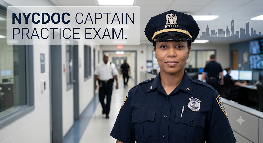 NYCDOC Captain Practice Exam Banner
