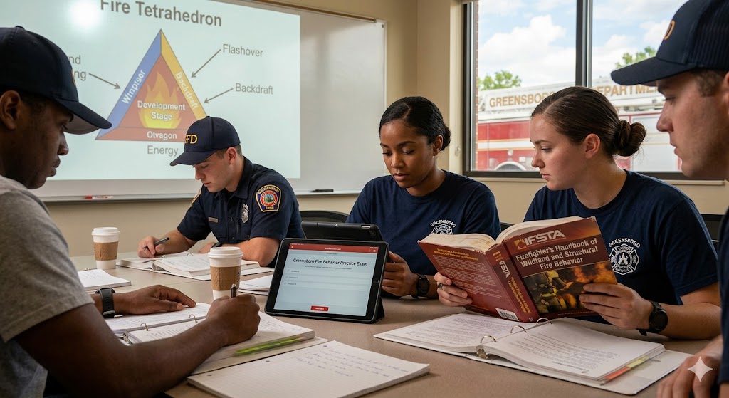 Fire Behavior Greensboro Fire Practice Exam Banner