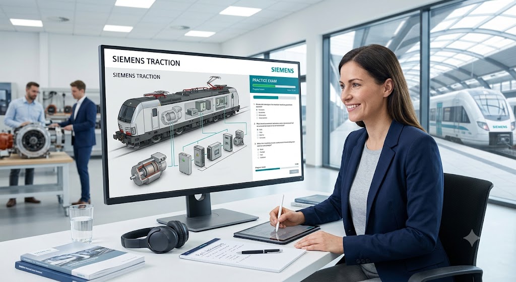 Siemens Traction Practice Exam Banner