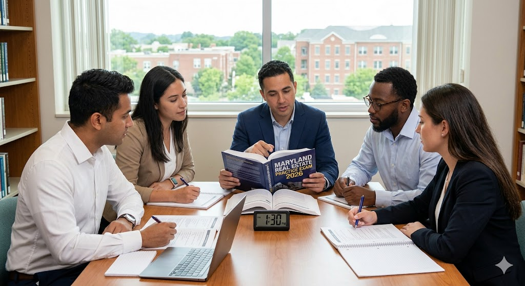 Maryland Real Estate Exam Prep 2026 | Real Estate Practice Questions] Banner