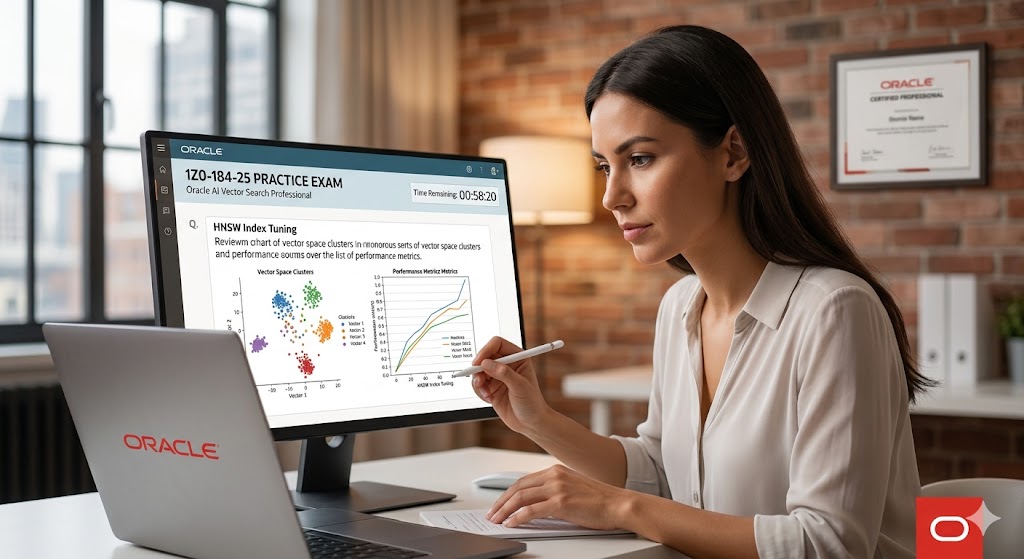 Oracle AI Vector Search Professional 1Z0-184-25 Practice Test Banner