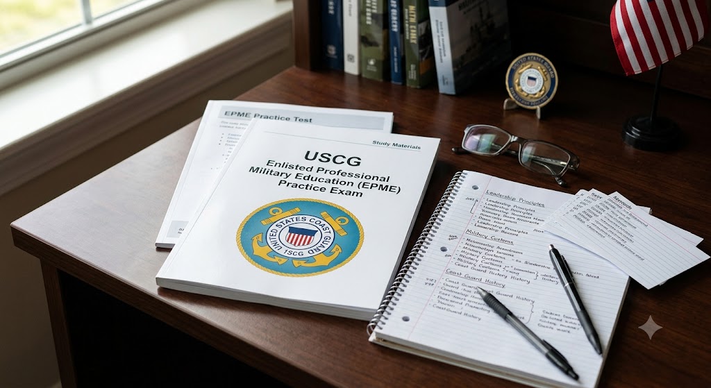 USCG Enlisted Professional Military Education (EPME) Practice Exam Banner