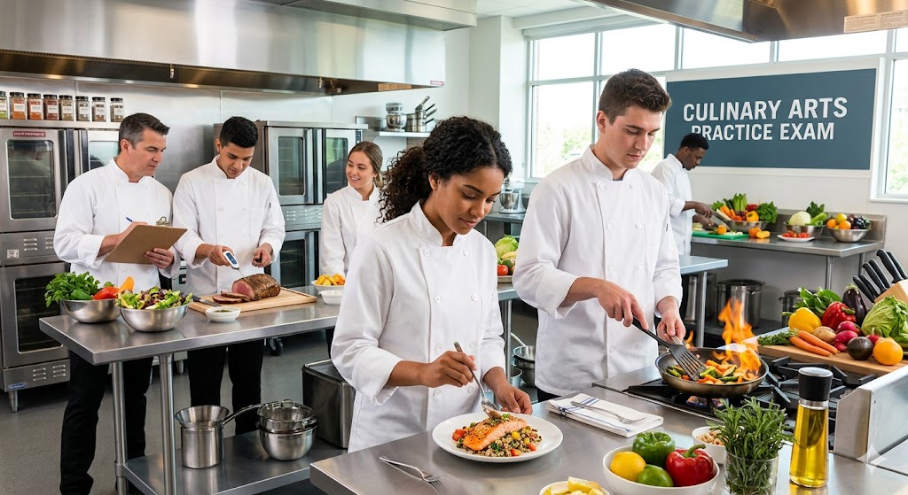 Food and Cooking Practice Test Banner