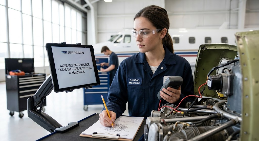 Jeppesen’s Airframe Oral & Practical (O&P) Practice Exam Banner