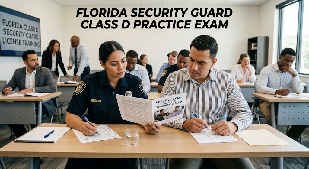 Florida Security Guard Class D Practice Exam Banner