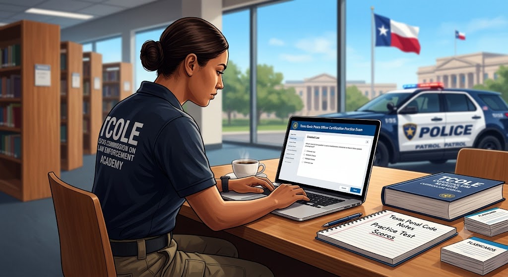 Texas Basic Peace Officer Certification Practice Exam Banner