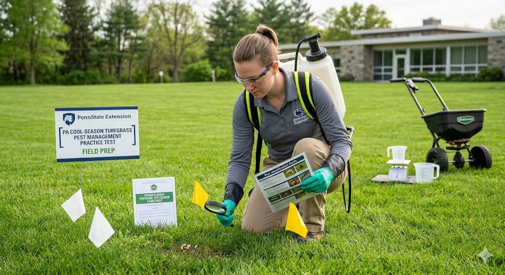 Pennsylvania State Extension Cool-Season Turfgrass Pest Management Practice Test Banner