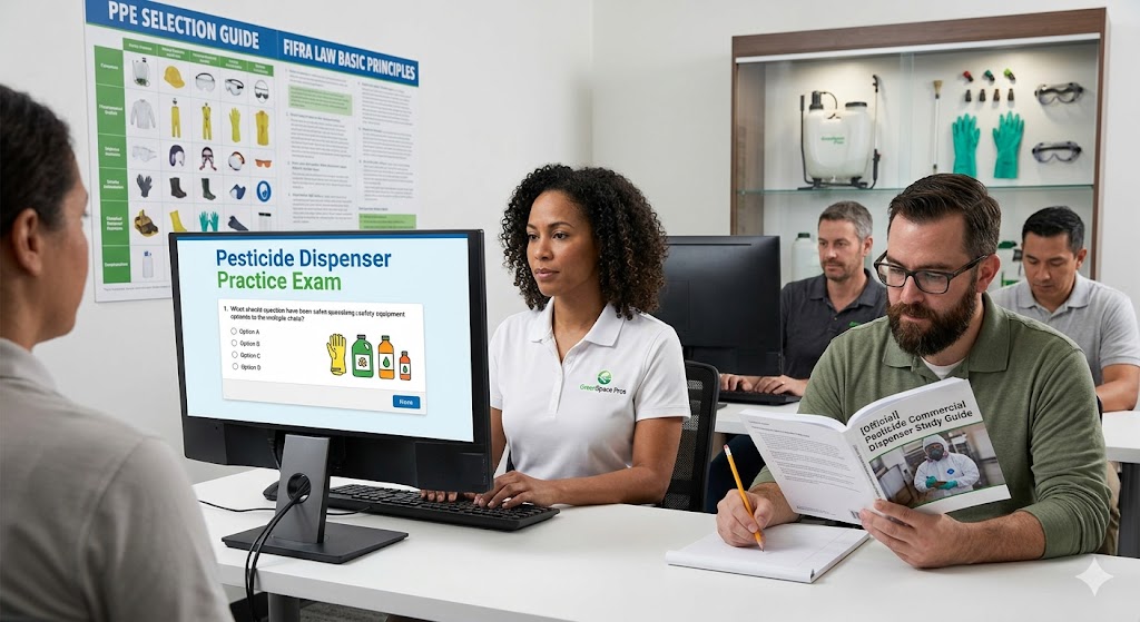 Pesticide Commercial Dispenser Practice Test Banner