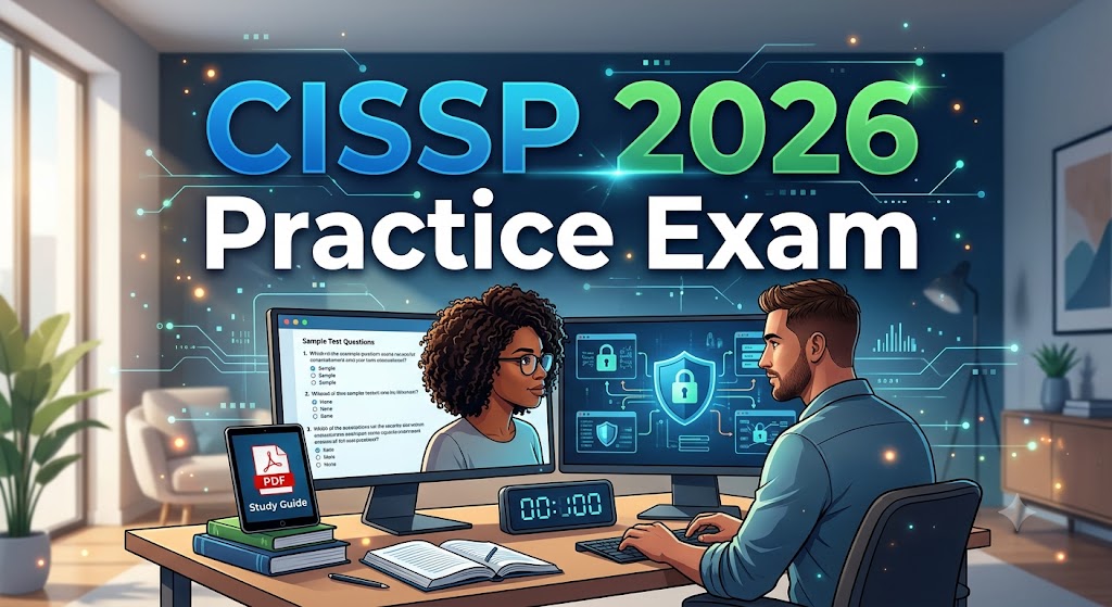 FREE CISSP Practice Test 2026 Official Study Guide [PDF] Banner