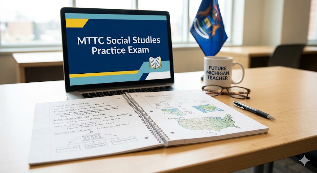 Michigan Test for Teacher Certification (MTTC) Social Studies Practice Exam Banner