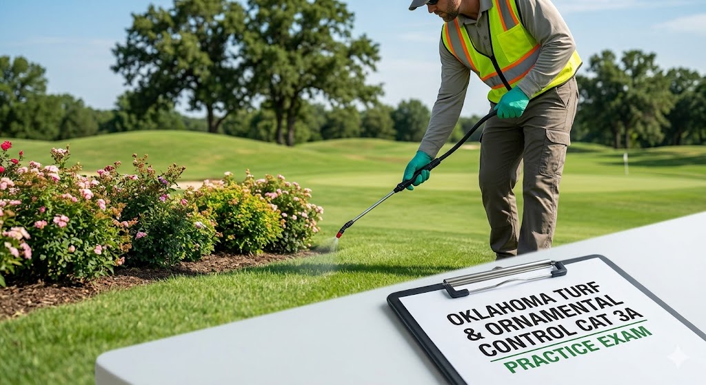 Oklahoma Turf & Ornamental Pest Control (Cat 3A)Practice Test Banner