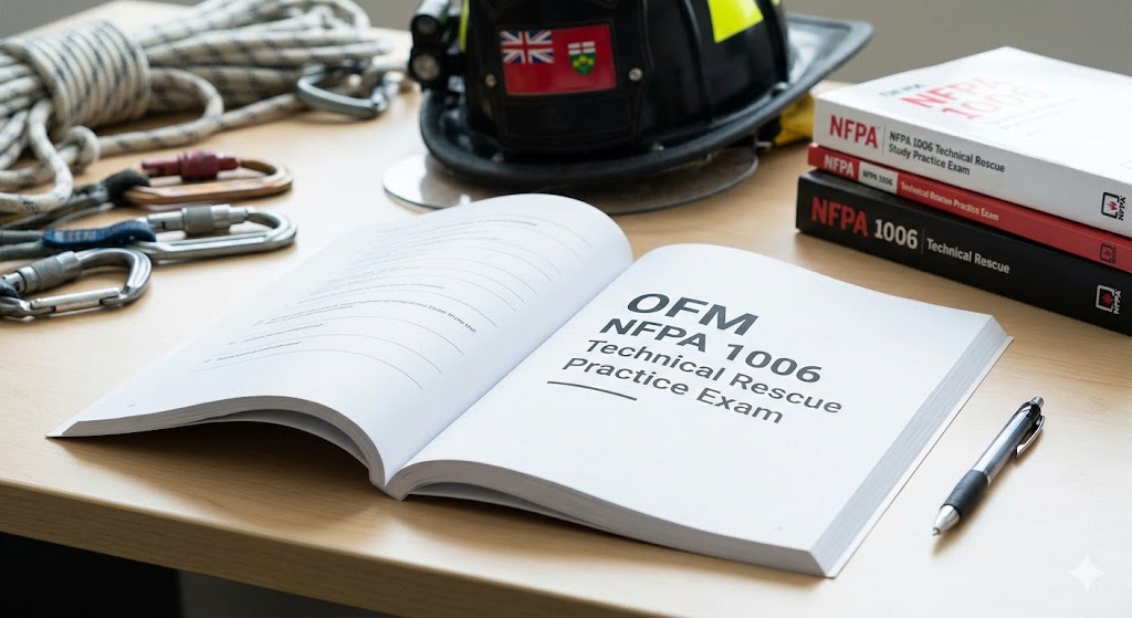 Ontario Office of the Fire Marshal (OFM) NFPA Technical Rescue (NFPA 1006) Written Practice Exam Banner