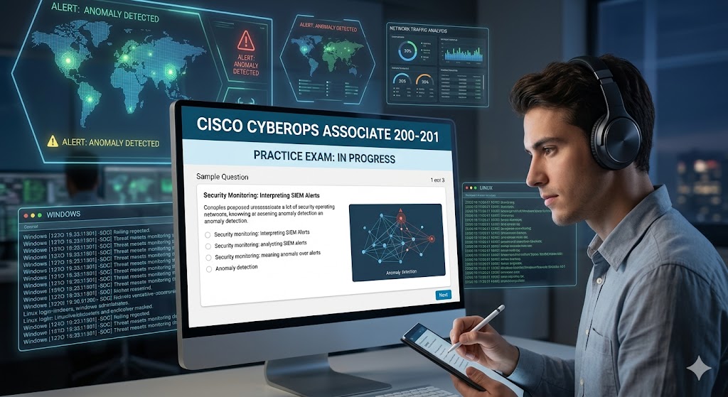 Cisco Enterprise Network Core Technologies (ENCOR) Practice Exam Banner