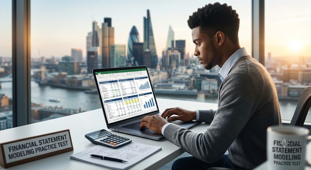 Financial Statement Modeling Practice Test Banner